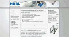 Desktop Screenshot of hubl-gmbh.de