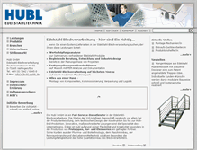 Tablet Screenshot of hubl-gmbh.de